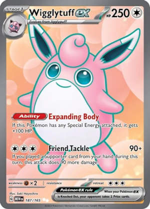 Wigglytuff ex pokemon 151